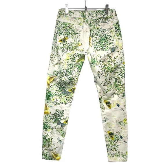 Ted Baker Paris Bird Print Mid Rise Skinny Jeans Women’s 26, fit like a 0 - Picture 6 of 14